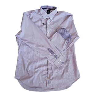 Tailorbyrd Mens XL Long‎ Sleeve Button Down Shirt